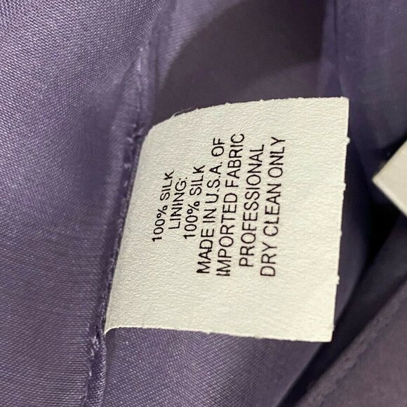 Heidi Weisel Purple Cashmere Silk Skirt and Top - Picture 12 of 12